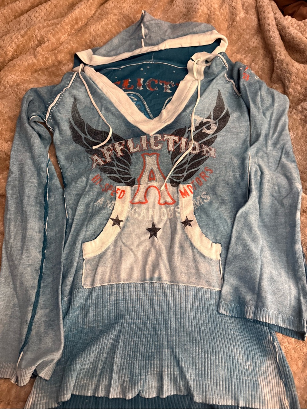 Affliction Reversible Hoodie